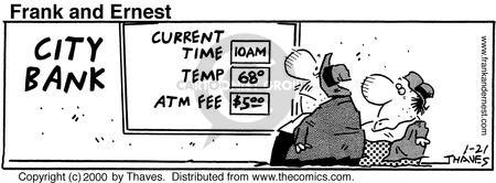 Comic Strip Bob Thaves Tom Thaves  Frank and Ernest 2000-01-21 10AM