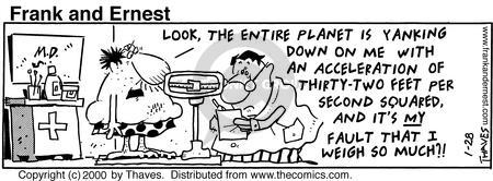 Comic Strip Bob Thaves Tom Thaves  Frank and Ernest 2000-01-28 math