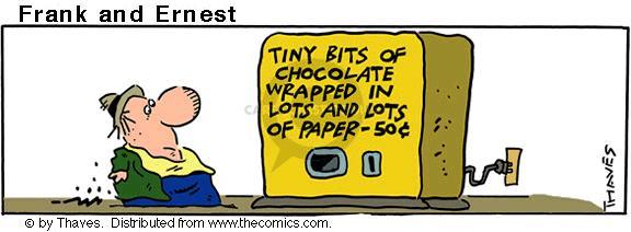 Comic Strip Bob Thaves Tom Thaves  Frank and Ernest 2001-04-13 $.50