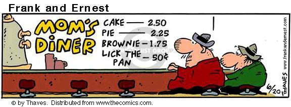 Comic Strip Bob Thaves Tom Thaves  Frank and Ernest 2001-06-20 $2.50