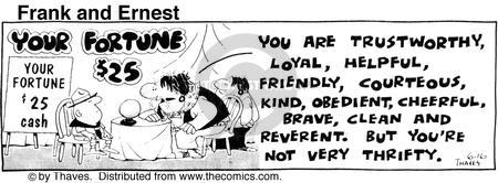 Comic Strip Bob Thaves Tom Thaves  Frank and Ernest 1976-06-16 $25