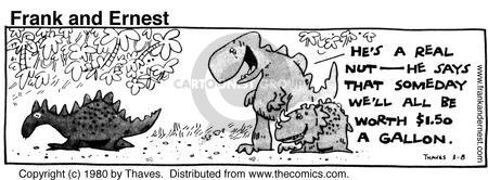 Comic Strip Bob Thaves Tom Thaves  Frank and Ernest 1980-03-08 $1.50