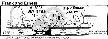 Comic Strip Bob Thaves Tom Thaves  Frank and Ernest 1985-09-20 $1.50