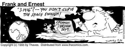 Comic Strip Bob Thaves Tom Thaves  Frank and Ernest 1993-03-20 math