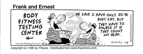 Comic Strip Bob Thaves Tom Thaves  Frank and Ernest 1995-01-19 math