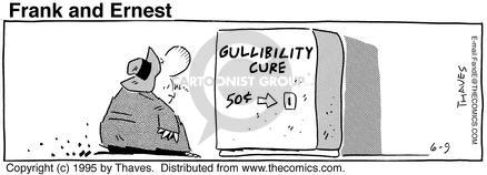 Comic Strip Bob Thaves Tom Thaves  Frank and Ernest 1995-06-09 $.50