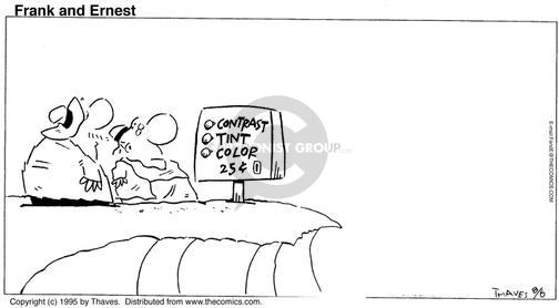 Comic Strip Bob Thaves Tom Thaves  Frank and Ernest 1995-08-06 $.25