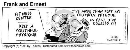 Comic Strip Bob Thaves Tom Thaves  Frank and Ernest 1995-11-20 math