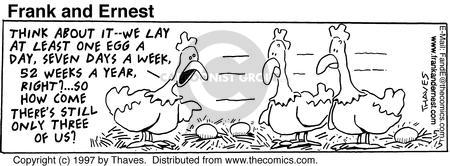 Comic Strip Bob Thaves Tom Thaves  Frank and Ernest 1997-05-15 math