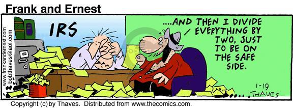 Comic Strip Bob Thaves Tom Thaves  Frank and Ernest 1998-01-19 math