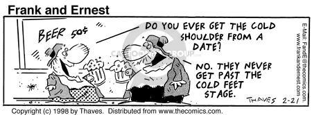 Comic Strip Bob Thaves Tom Thaves  Frank and Ernest 1998-02-21 $.50