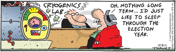 Comic Strip Bob Thaves Tom Thaves  Frank and Ernest 2011-12-08 2004