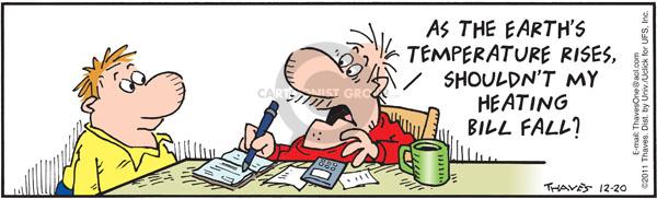 Comic Strip Bob Thaves Tom Thaves  Frank and Ernest 2011-12-20 environment