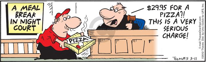 Comic Strip Bob Thaves Tom Thaves  Frank and Ernest 2012-05-11 $29