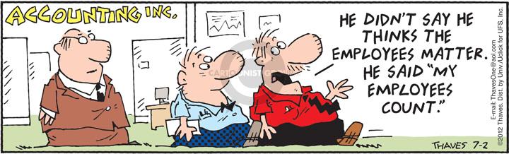 Comic Strip Bob Thaves Tom Thaves  Frank and Ernest 2012-07-02 math