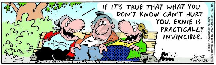 Comic Strip Bob Thaves Tom Thaves  Frank and Ernest 2012-08-01 2006