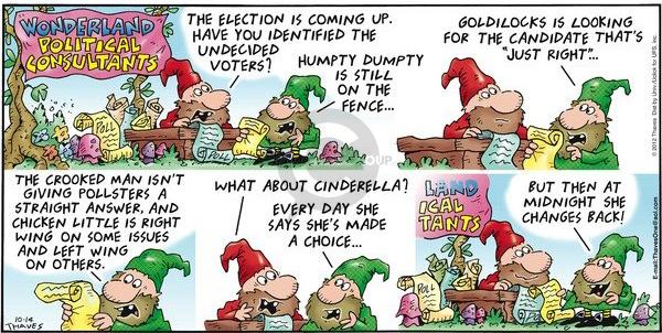Comic Strip Bob Thaves Tom Thaves  Frank and Ernest 2012-10-14 2012 election