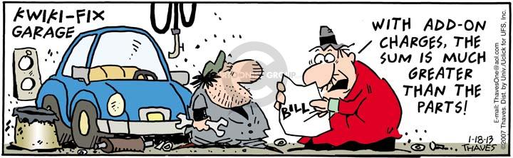 Comic Strip Bob Thaves Tom Thaves  Frank and Ernest 2013-01-18 math