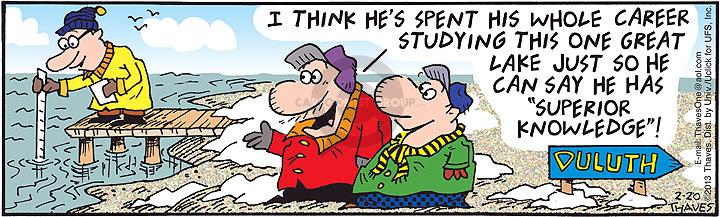 Comic Strip Bob Thaves Tom Thaves  Frank and Ernest 2013-02-20 environment
