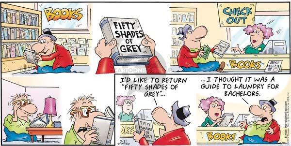 Comic Strip Bob Thaves Tom Thaves  Frank and Ernest 2013-07-21 50 Shades of Grey