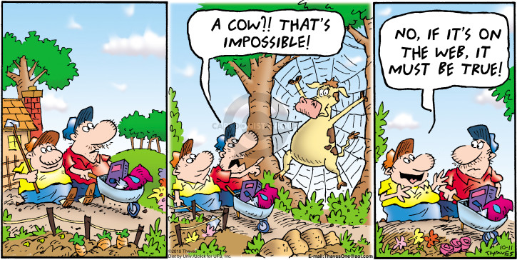 Comic Strip Bob Thaves Tom Thaves  Frank and Ernest 2015-10-11 2010