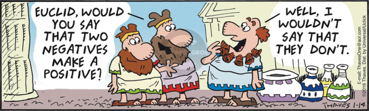 Comic Strip Bob Thaves Tom Thaves  Frank and Ernest 2016-01-14 multiplication