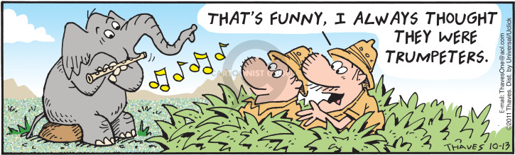 Comic Strip Bob Thaves Tom Thaves  Frank and Ernest 2016-10-13 2011