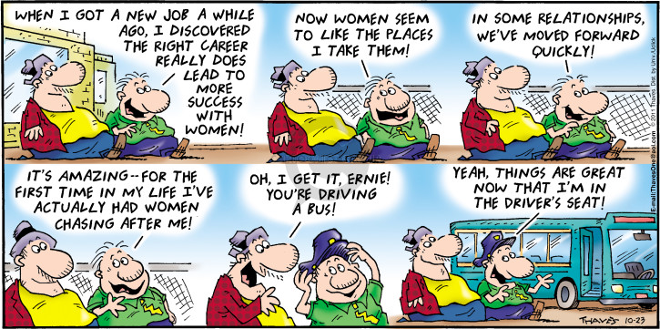 Comic Strip Bob Thaves Tom Thaves  Frank and Ernest 2016-10-23 2011