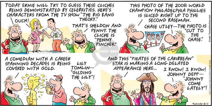 Comic Strip Bob Thaves Tom Thaves  Frank and Ernest 2017-06-11 baseball