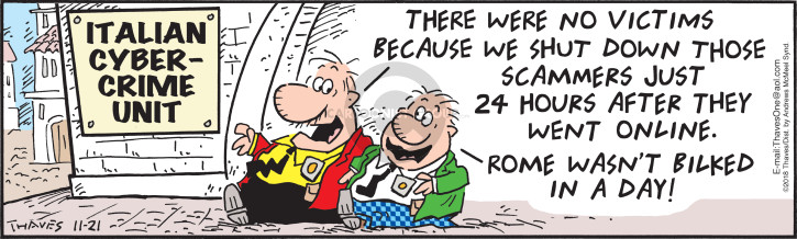 Comic Strip Bob Thaves Tom Thaves  Frank and Ernest 2018-11-21 24 hours