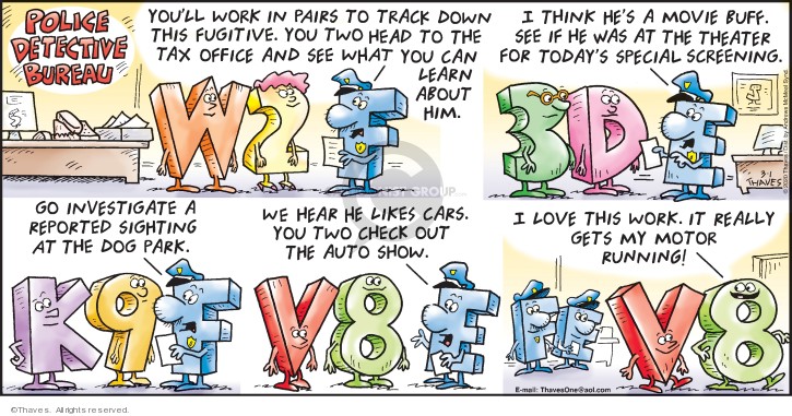 Comic Strip Bob Thaves Tom Thaves  Frank and Ernest 2020-03-01 3-D