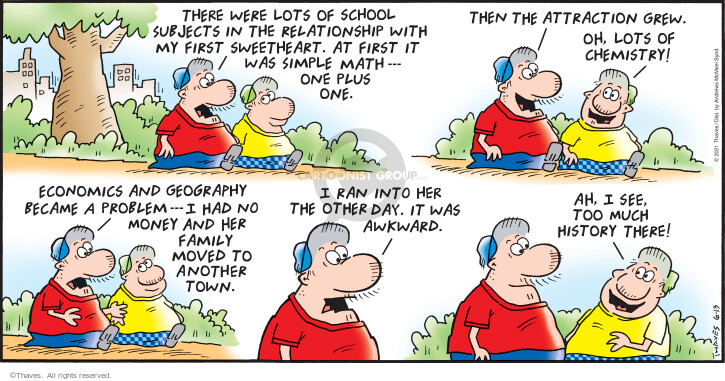 Comic Strip Bob Thaves Tom Thaves  Frank and Ernest 2021-06-13 math education