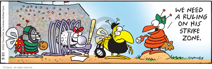 We need a ruling on his strike zone.