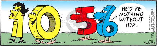 Comic Strip Bob Thaves Tom Thaves  Frank and Ernest 2008-06-11 math