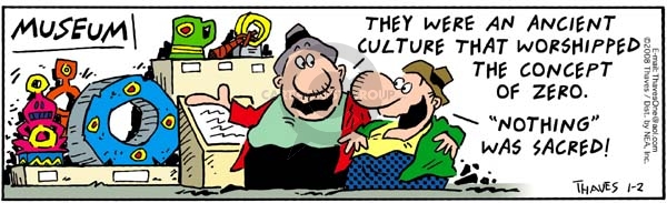 Comic Strip Bob Thaves Tom Thaves  Frank and Ernest 2008-01-02 math