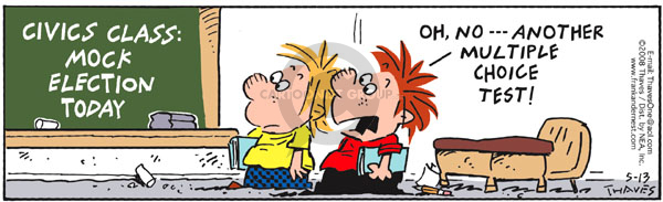 Comic Strip Bob Thaves Tom Thaves  Frank and Ernest 2008-05-13 2008 primary