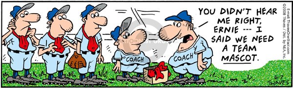 Comic Strip Bob Thaves Tom Thaves  Frank and Ernest 2008-06-07 baseball