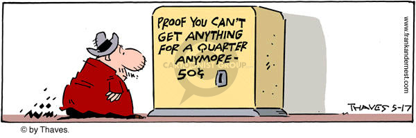 Comic Strip Bob Thaves Tom Thaves  Frank and Ernest 2002-05-17 $.50