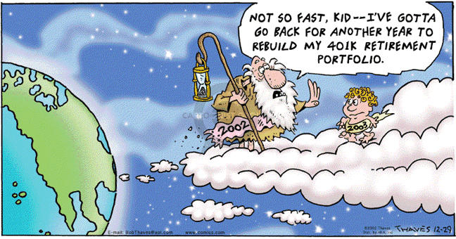 Comic Strip Bob Thaves Tom Thaves  Frank and Ernest 2002-12-29 401k