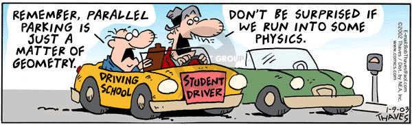 Comic Strip Bob Thaves Tom Thaves  Frank and Ernest 2003-01-09 math