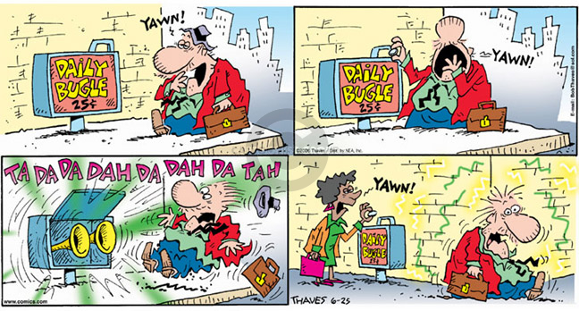 Comic Strip Bob Thaves Tom Thaves  Frank and Ernest 2006-06-25 $.25