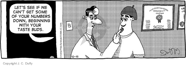 Comic Strip J.C. Duffy  Fusco Brothers 2009-10-15 number