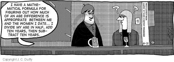 Comic Strip J.C. Duffy  Fusco Brothers 2010-08-21 subtraction