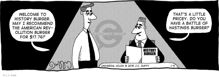 Comic Strip J.C. Duffy  Fusco Brothers 2015-01-05 $17