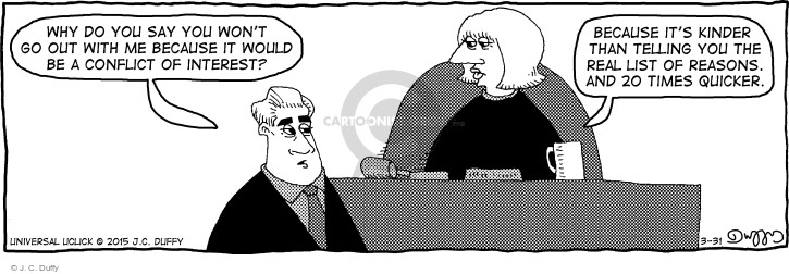 Comic Strip J.C. Duffy  Fusco Brothers 2015-03-31 kindness