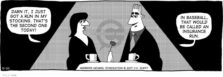 Comic Strip J.C. Duffy  Fusco Brothers 2017-12-20 baseball