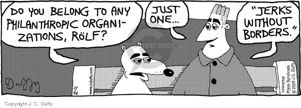 Comic Strip J.C. Duffy  Fusco Brothers 2008-02-11 benevolence