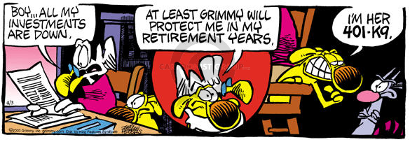 Comic Strip Mike Peters  Mother Goose and Grimm 2003-04-03 401k