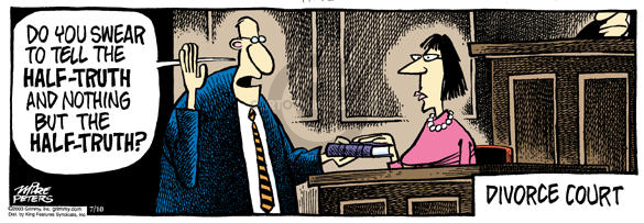 Comic Strip Mike Peters  Mother Goose and Grimm 2003-07-10 fraction