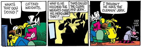 Comic Strip Mike Peters  Mother Goose and Grimm 2004-09-02 2004 Olympics